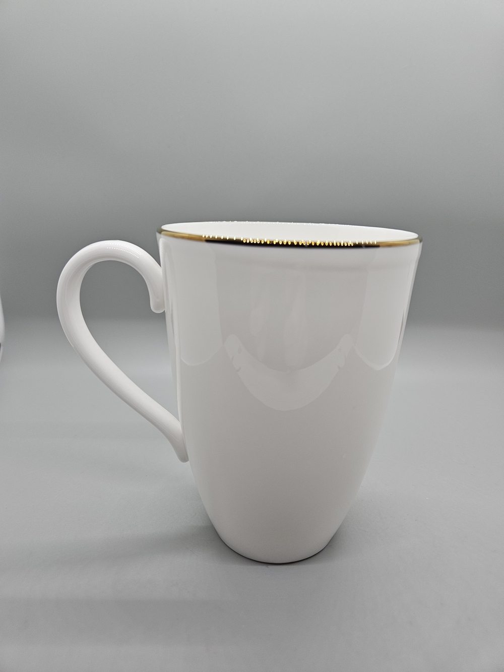 Lenox Continental Dining Gold Mug Coffee Cup MicroSafe Fine Bone China Gold